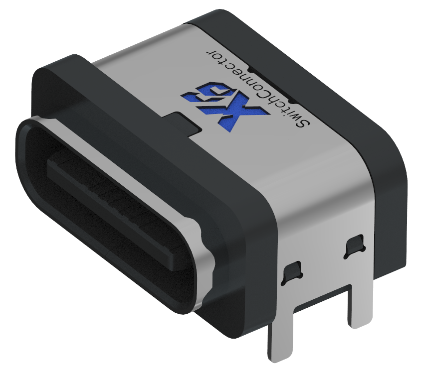 XB-ATCF-16-023-X TYPE C 16P板上防水母座(4脚B款)